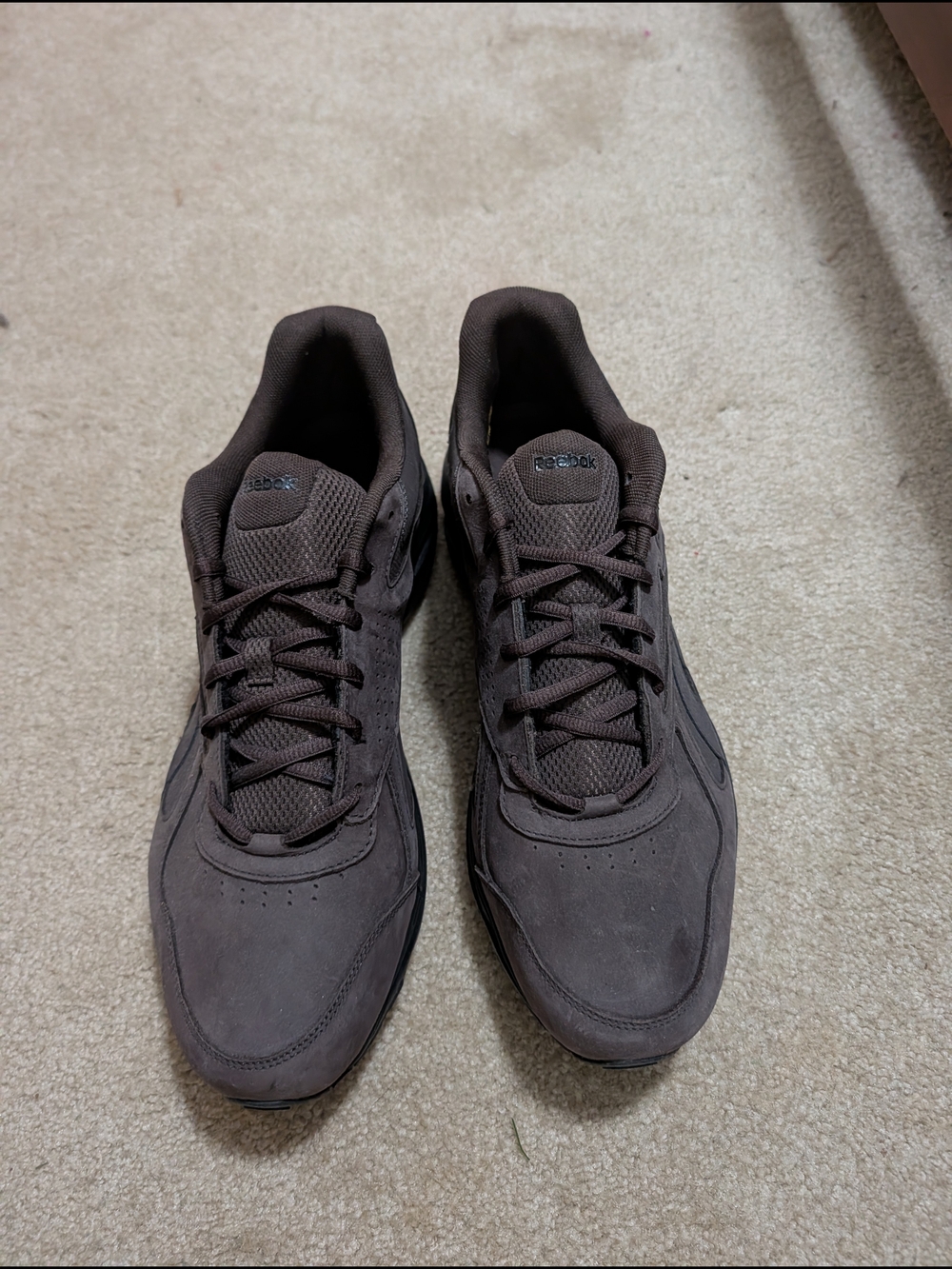 Reebok Men's Lace-Up Athletic Sneakers in Dark Brown
